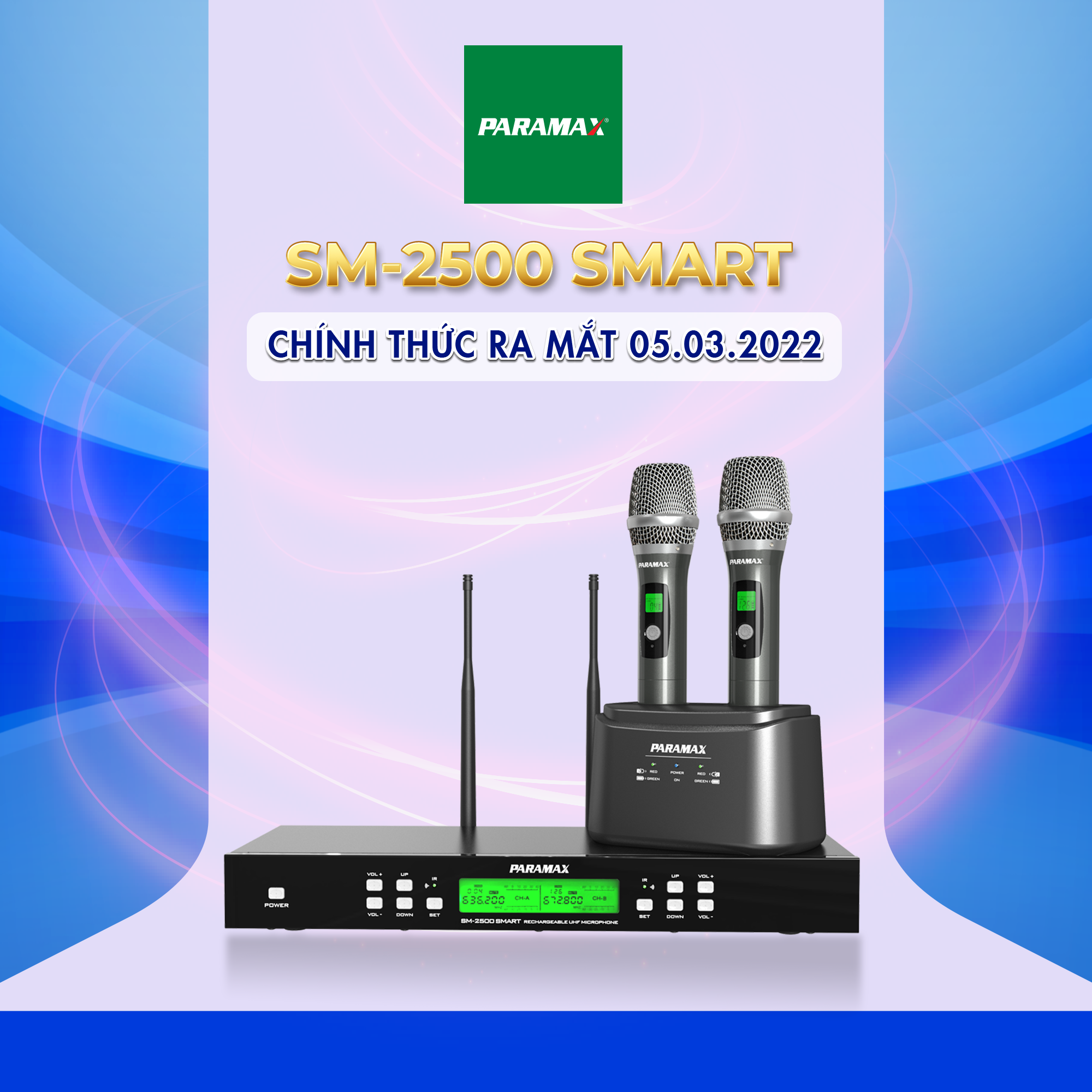 PARAMAX ra mắt micro không dây chất lượng cao SM-2500 Smart