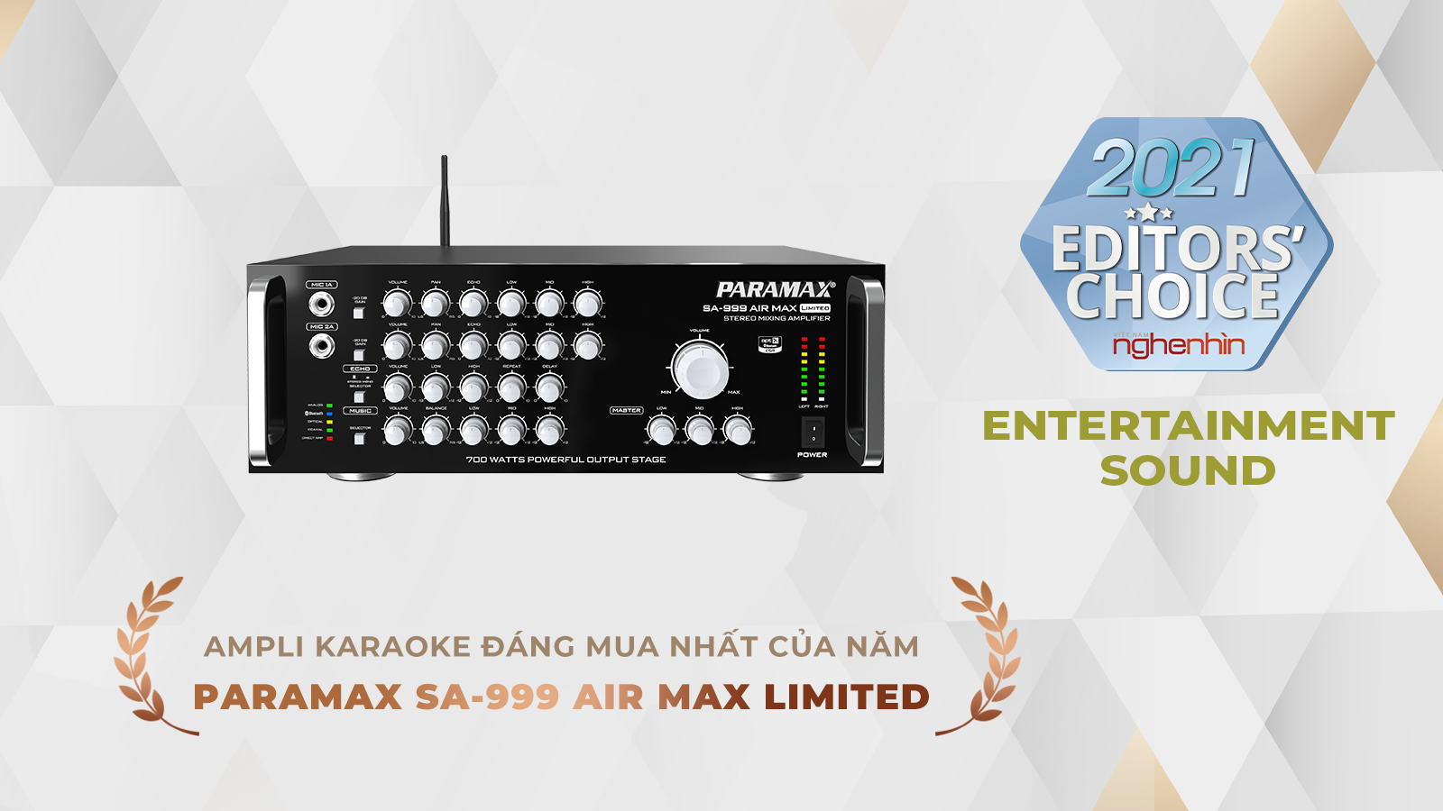 Ampli karaoke đáng mua nhất của năm SA-999 AIR MAX Limited