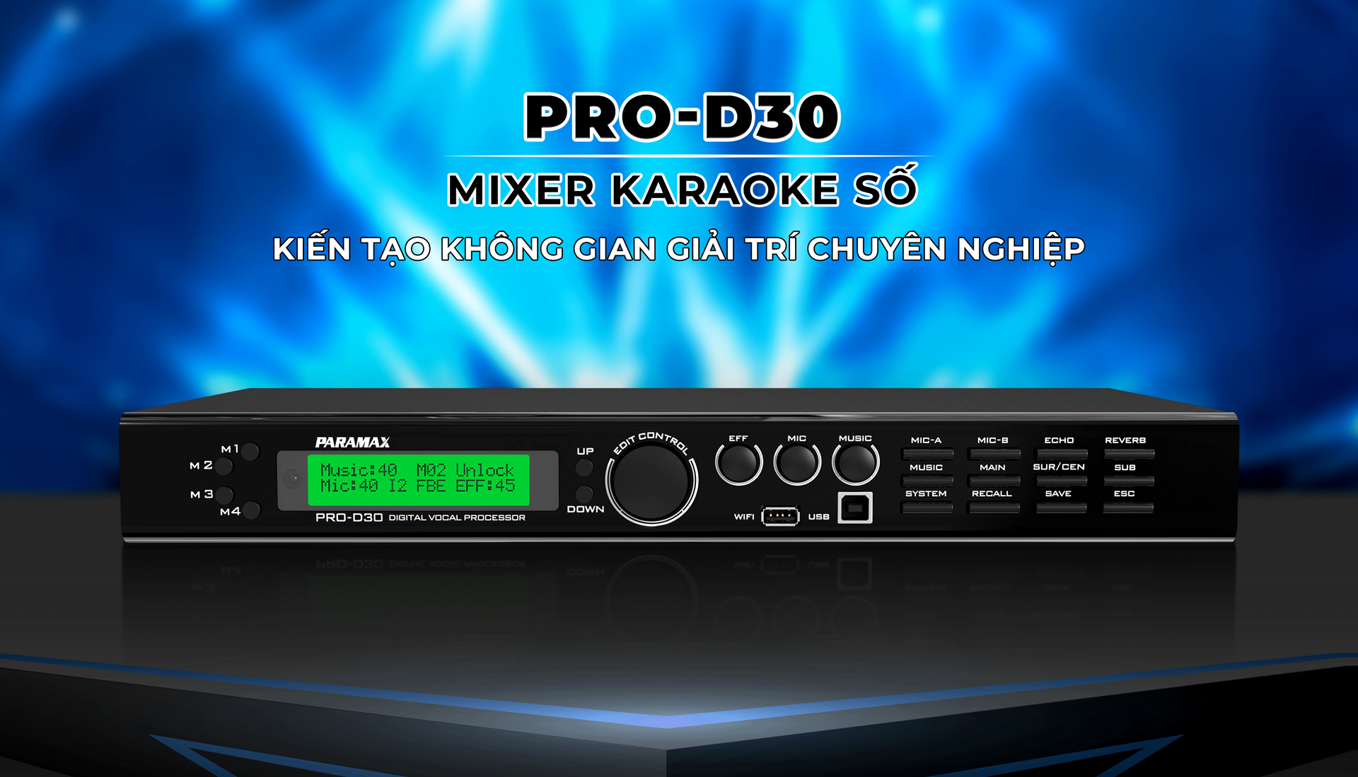 Vang số karaoke PARAMAX PRO-D30